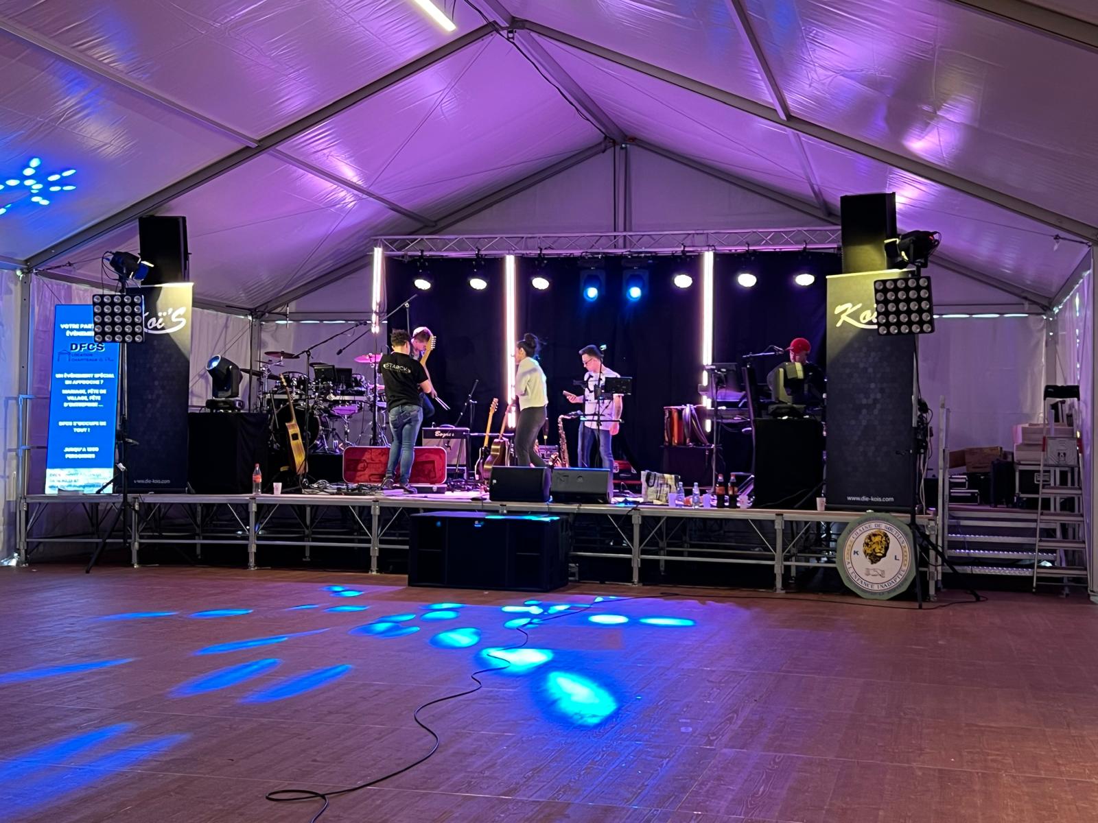 scène mobile professionnelle